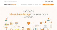 Desktop Screenshot of inboundemotion.com